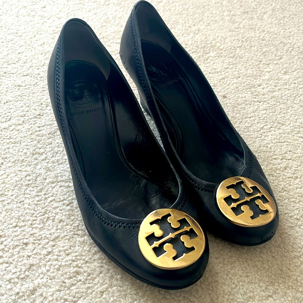 COPY - Tory Burch Chelsea Leather Wedge Pumps